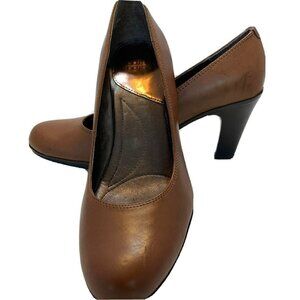 Mootsies Tootsies Cinnamon Brown Closed Toe Classic Heel Pumps Shoes-8M